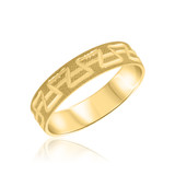 Photo of Annelle Classic Ladies Band 10K Yellow Gold [BT330YL]