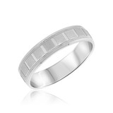 Photo of Liam 0 ct tw. No Gemstone Ladies Band 14K White Gold [BT331WL]