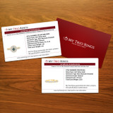 Xiamara 5/8 Carat T.W. Blue Diamond (Treated) Round Solitaire Bridal Set 14K Yellow Gold