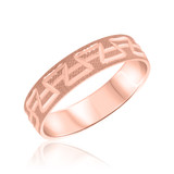 Photo of Annelle Traditional Mens Wedding Band 10K Rose Gold. [BT330RM]