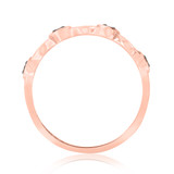 Photo of Farida 1 1/4 CT. T.W. Diamond Fancy Solitaire Bridal Set 10K Rose Gold [BT222RL]