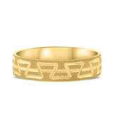 Photo of Annelle Traditional Mens Wedding Band 10K Yellow Gold. [BT330YM]