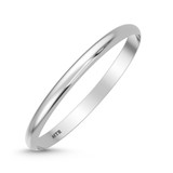 Photo of Hudson -2mm 0 ct tw. No Gemstone Ladies Band 10K White Gold [BT341WL]