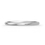 Photo of Hudson -2mm 0 ct tw. No Gemstone Ladies Band 14K White Gold [BT341WL]