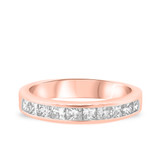 Photo of Ami 1 3/4 ct tw. Diamond Wedding Band Set 14K Rose Gold [BT359RL]