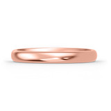 Photo of Hudson -3mm 0 ct tw. No Gemstone Ladies Band 14K Rose Gold [BT342RL]