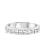 Photo of Ami 1 3/4 ct tw. Diamond Wedding Band Set 10K White Gold [BT359WL]