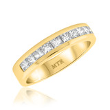 Photo of Ami 1 3/4 ct tw. Diamond Wedding Band Set 10K Yellow Gold [BT359YM]