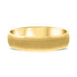 Photo of Colin Traditional Mens Wedding Band 10K Yellow Gold. [BT337YM]