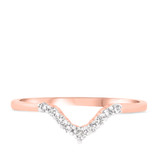 Photo of Rouge 1/4 ct tw. Diamond Same Sex Ladies Band Set 14K Rose Gold [BT227RL]