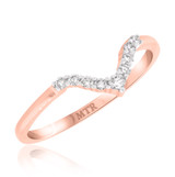 Photo of Rouge 1/4 ct tw. Diamond Same Sex Ladies Band Set 14K Rose Gold [BT227RL]