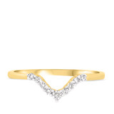 Photo of Rouge 1/4 ct tw. Diamond Same Sex Ladies Band Set 14K Yellow Gold [BT227YL]