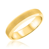 Photo of Baylor Traditional Mens Wedding Band 10K Yellow Gold. [BT340YM]