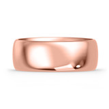 Photo of Hudson-8mm Traditional Mens Wedding Band 10K Rose Gold. [BT346RM]