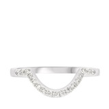 Photo of Nea 1 1/2 CT. T.W. Morganite and Diamond Matching Bridal Ring Set 14K White Gold [BT231WL]