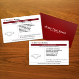 Peony 3/8 ct tw. Diamond Same Sex Ladies Band Set 14K White Gold