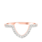 Photo of Lulu 1/2 ct tw. Diamond Same Sex Ladies Band Set 10K Rose Gold [BT234RL]