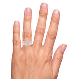 Photo of Luca 1/3 CT. T.W. Diamond Fancy Cluster Bridal Set 14K Rose Gold [BR247R-C000] [HT-2]
