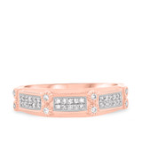 Photo of Yasmine 1/2 ct tw. Diamond Same Sex Mens Band Set 10K White Gold [BT217WM]
