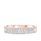 Photo of Amir 3/4 ct tw. Diamond Same Sex Ladies Band Set 10K Rose Gold [BT251RL]