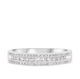 Photo of Amir 3/4 ct tw. Diamond Same Sex Ladies Band Set 10K White Gold [BT251WL]