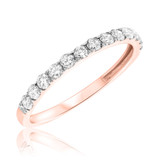 Photo of Eros 1 1/3 ct tw. Diamond Wedding Band Set 10K Rose Gold [BT407RL]