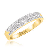 Photo of Amir 3/4 ct tw. Diamond Same Sex Ladies Band Set 14K Yellow Gold [BT251YL]