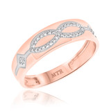 Photo of Luca 1/2 ct tw. Diamond Round Cluster Trio Set 10K Rose Gold [BT247RM]