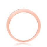 Photo of River 2 ct tw. Diamond Princess Cluster Trio Set 10K Rose Gold [BT248RM]