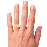Photo of Selene 1 5/8 ct tw. Diamond Wedding Band Set 14K Yellow Gold [BT628YM] [HT-2]