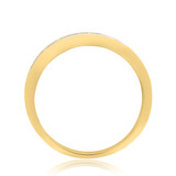 Photo of River 2 ct tw. Diamond Princess Cluster Trio Set 10K Yellow Gold [BT248YM]