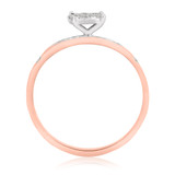 Photo of Luca 1/3 ct tw. Diamond Round Cluster Engagement Ring 10K Rose Gold [BT247RE-C000]