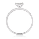 Photo of Luca 1/3 ct tw. Diamond Round Cluster Engagement Ring 10K White Gold [BT247WE-C000]