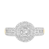 Photo of Weston 1 1/2 ct tw. Diamond Fancy Cluster Trio Set 10K Yellow Gold [BT253YE-C000]