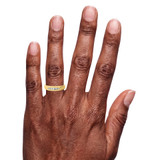 Photo of Zara 1/15 ct tw. Diamond Ladies Band 10K Yellow Gold [BT417YL] [HT-4]