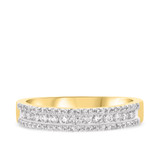 Photo of Amir 1 1/4 ct tw. Diamond Same Sex Mens Band Set 14K Yellow Gold [BT251YM]