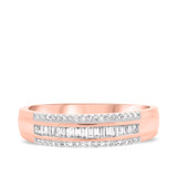 Photo of Weston 2/3 ct tw. Diamond Same Sex Mens Band Set 14K Rose Gold [BT253RM]