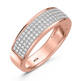 Photo of Collins 1/3 ct tw. Diamond Ladies Band 14K Rose Gold [BT419RL]