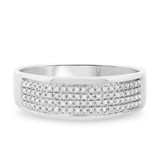 Photo of Collins 1/3 ct tw. Diamond Ladies Band 10K White Gold [BT419WL]