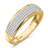 Photo of Collins 3/8 ct tw. Diamond Mens Band 10K Yellow Gold [BT419YM]