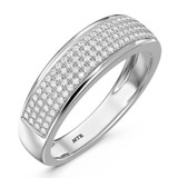 Photo of Collins 3/4 ct tw. Diamond Wedding Band Set 10K White Gold [BT419WM]