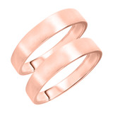 Photo of Jordyn Same Sex Mens Band Set 14K Rose Gold [WM306R]