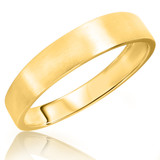 Photo of Jordyn Same Sex Mens Band Set 14K Yellow Gold [BT306YM]