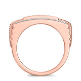 Photo of Maeve 2/3 ct tw. Diamond Wedding Band Set 10K Rose Gold [BT420RL]