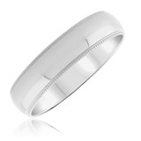 Photo of Tyson Same Sex Mens Band Set 10K White Gold [BT308WM]