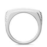Photo of Beau 3/8 ct tw. Diamond Wedding Band Set 14K White Gold [BT421WL]