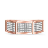 Photo of Corban 1/2 ct tw. Diamond Mens Band 10K Rose Gold [BT423RM]