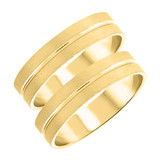 Photo of Mason Same Sex Mens Band Set 14K Yellow Gold [WM309Y]