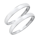 Photo of Madison Same Sex Mens Band Set 14K White Gold [WM310W]