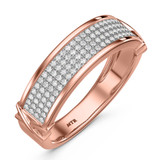 Photo of Affinity 3/8 ct tw. Diamond Mens Band 10K Rose Gold [BT427RM]